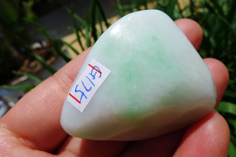 Natural Jade Rough Jadeite Raw (44g,4.1X3.5X1.8cm)
