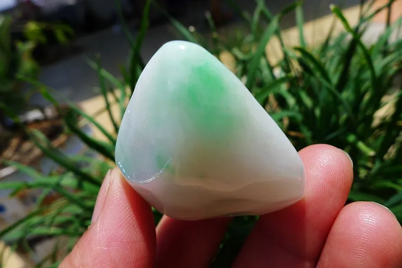 Natural Jade Rough Jadeite Raw (44g,4.1X3.5X1.8cm)