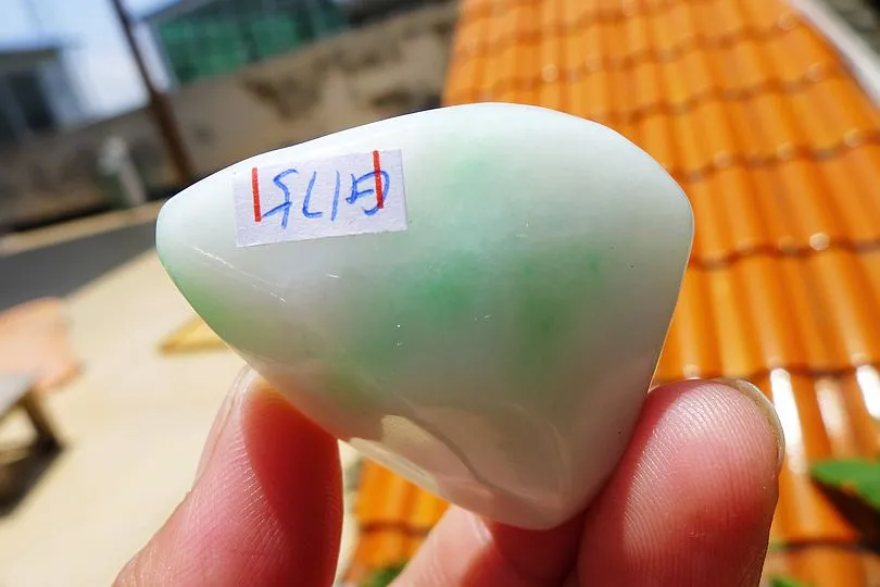 Natural Jade Rough Jadeite Raw (44g,4.1X3.5X1.8cm)