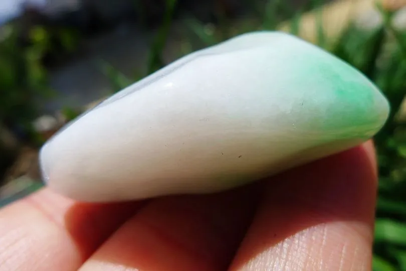 Natural Jade Rough Jadeite Raw (44g,4.1X3.5X1.8cm)