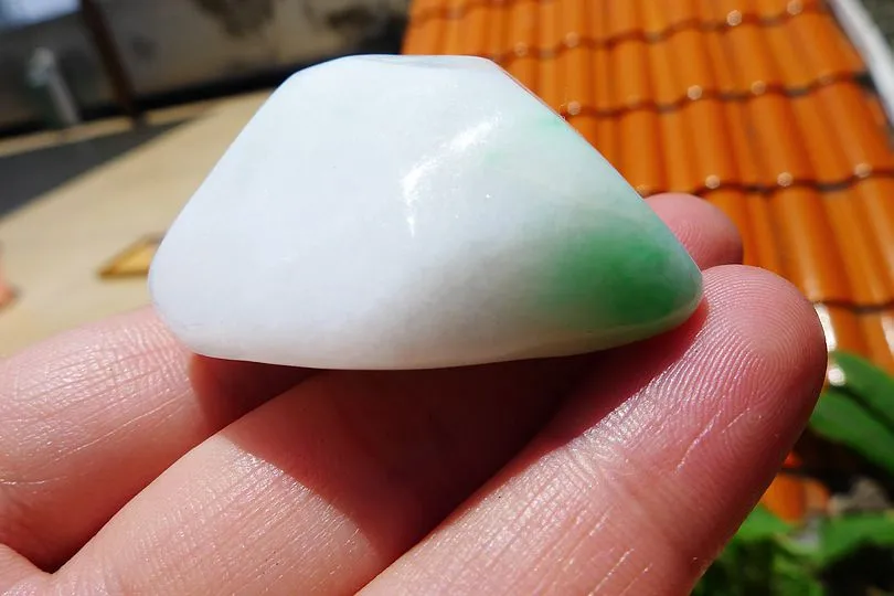 Natural Jade Rough Jadeite Raw (44g,4.1X3.5X1.8cm)