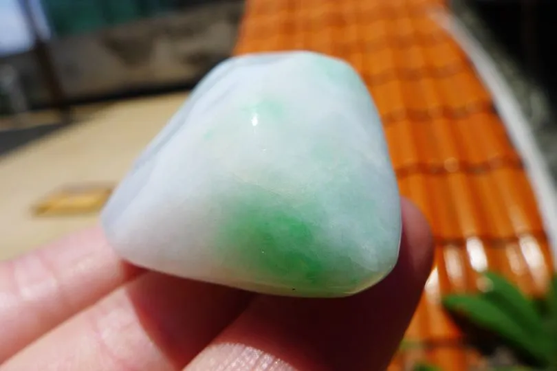 Natural Jade Rough Jadeite Raw (44g,4.1X3.5X1.8cm)