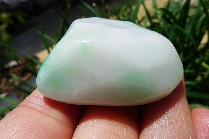 Natural Jade Rough Jadeite Raw (44g,4.1X3.5X1.8cm)