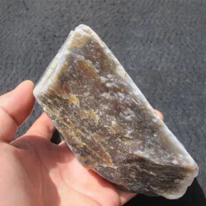 Natural Kunlun Jade Rough Nephrite Raw (1.07kg, 13X9X6cm)