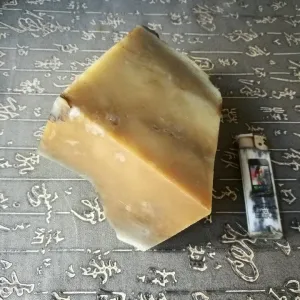 Natural Kunlun Jade Rough Nephrite Raw (1.4kg,10X7X4.5cm)