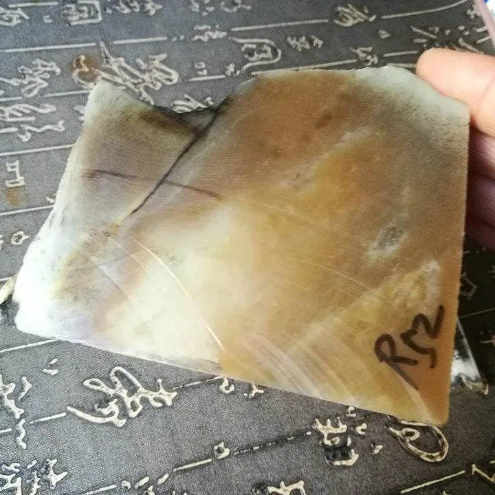 Natural Kunlun Jade Rough Nephrite Raw (1.4kg,10X7X4.5cm)