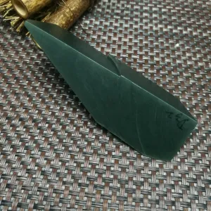 Natural Kunlun Jade Rough Nephrite Raw (185g,9.8X3.5X3cm)