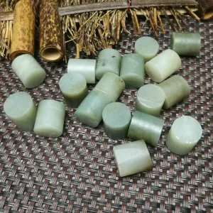 Natural Kunlun Jade Rough Nephrite Raw (205g,(1.6-1.9)X1.7cm)
