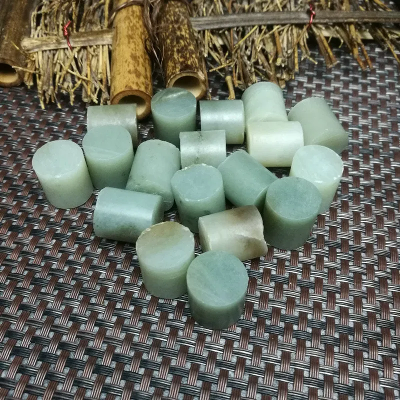 Natural Kunlun Jade Rough Nephrite Raw (205g,(1.6-1.9)X1.7cm)