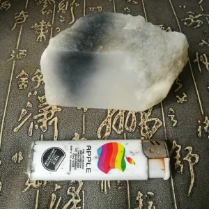 Natural Kunlun Jade Rough Nephrite Raw (247g, 8X4X3cm)