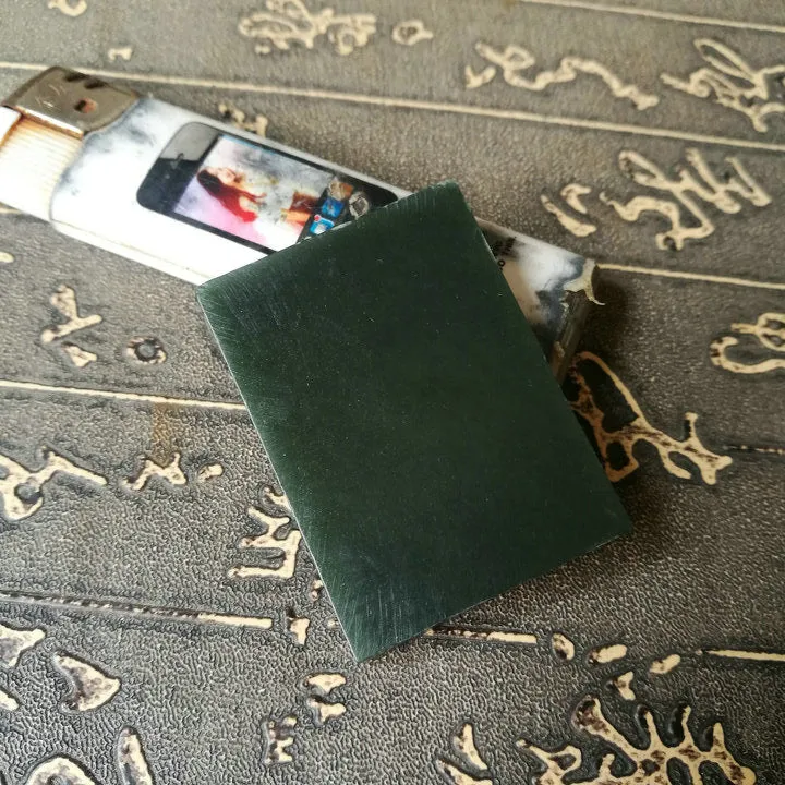 Natural Kunlun Jade Rough Nephrite Raw (27g, 4.5X3.3X0.6cm)