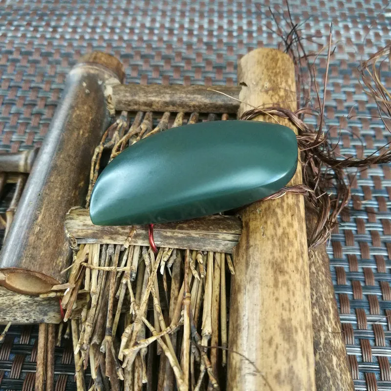 Natural Kunlun Jade Rough Nephrite Raw (28g,5X2.5X1.5cm)