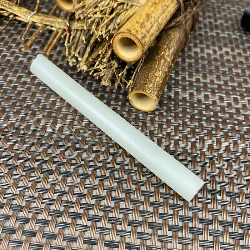 Natural Kunlun Jade Rough Nephrite Raw (29g,10.6X1.1cm)