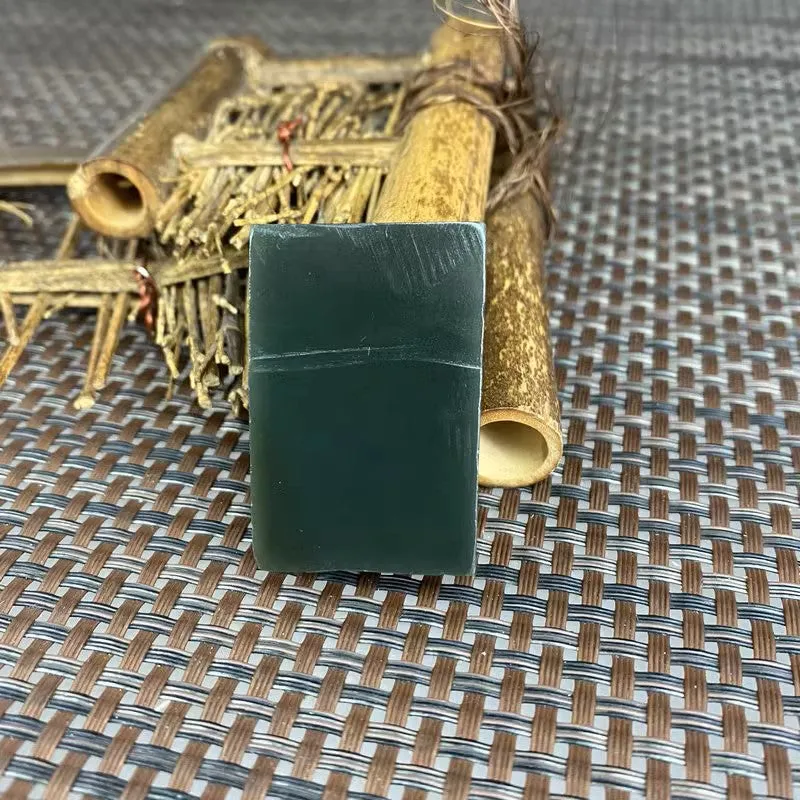 Natural Kunlun Jade Rough Nephrite Raw (38g,4.2X2.8X1.0cm)