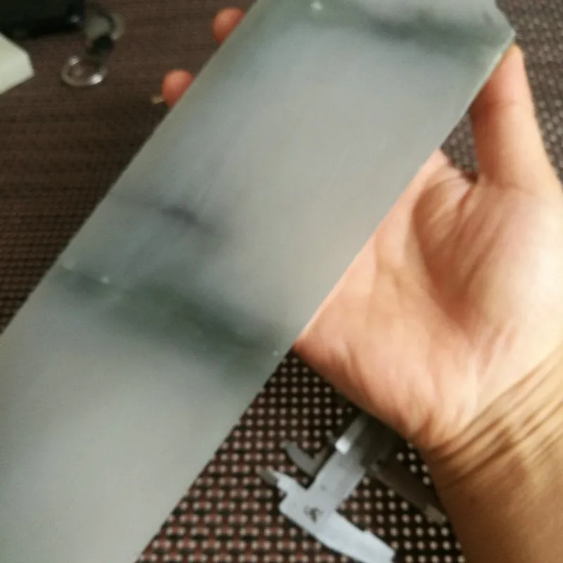 Natural Kunlun Jade Rough Nephrite Raw (695g, 24X7X1.6cm)
