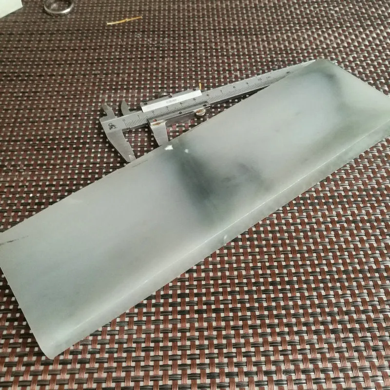 Natural Kunlun Jade Rough Nephrite Raw (695g, 24X7X1.6cm)