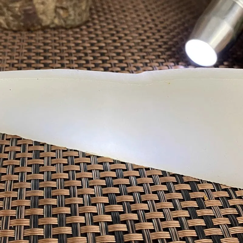 Natural Kunlun Jade Rough Nephrite Raw (98g,16X4.3X0.8cm)