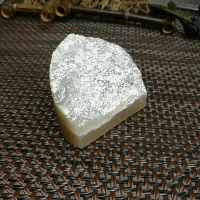 Natural Kunlun Jade Rough Nephrite Raw (g, 6X4X4cm)