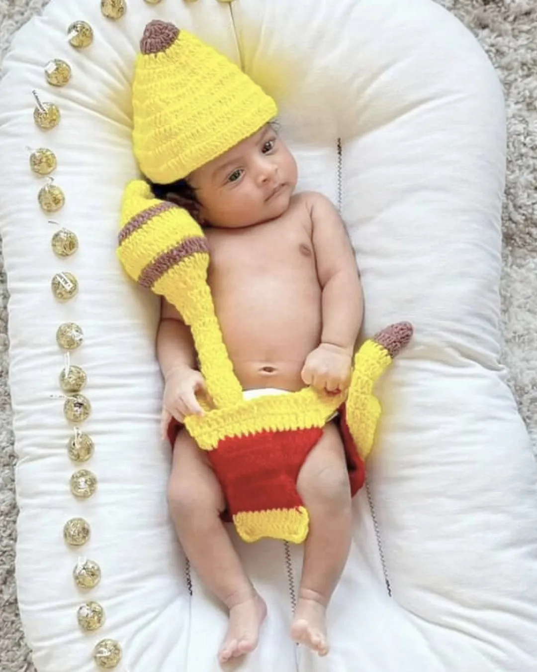 Newborn Matching Crochet Set