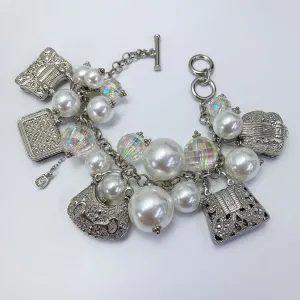 Pearl charm bracelet