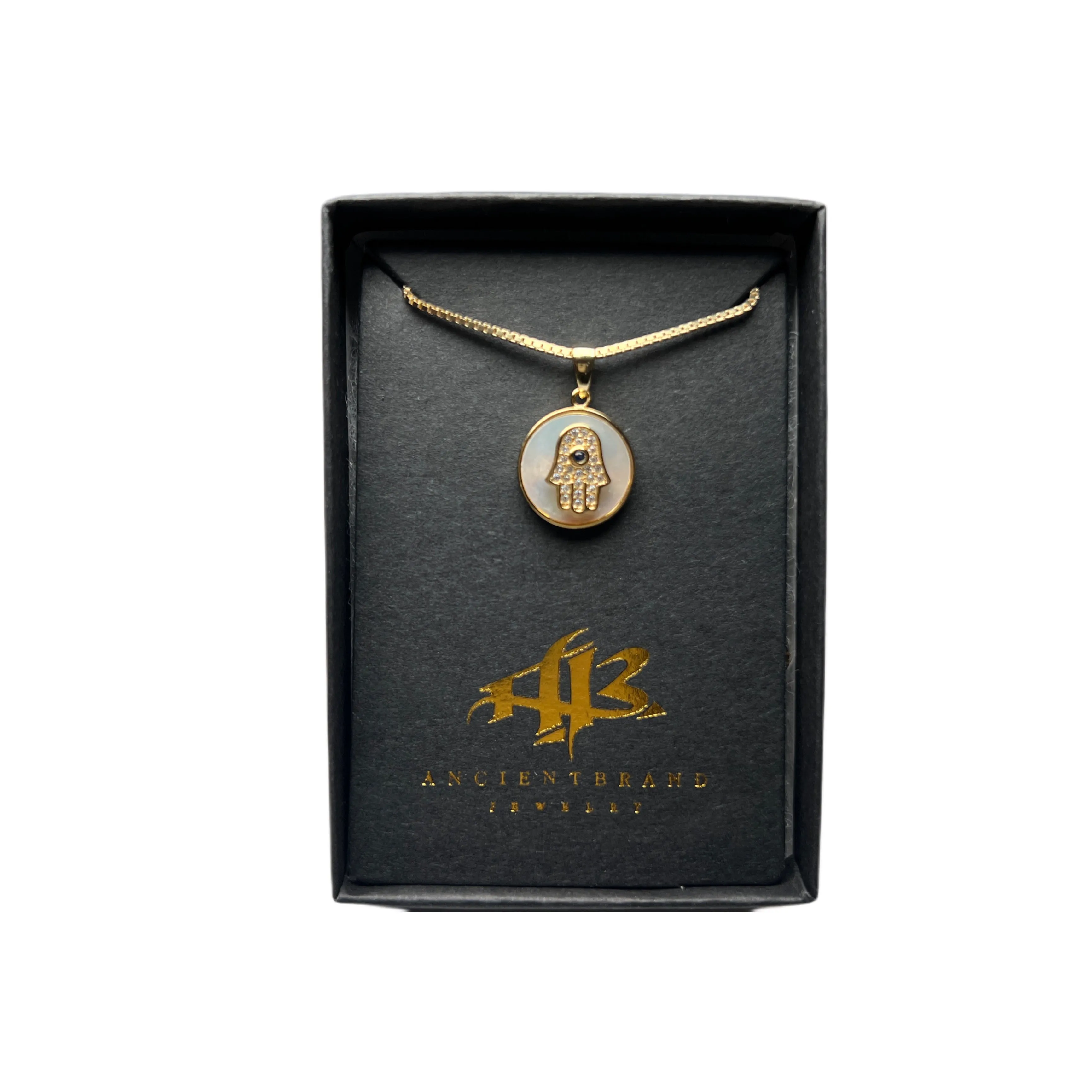 Pearl Hamsa Lux Necklace