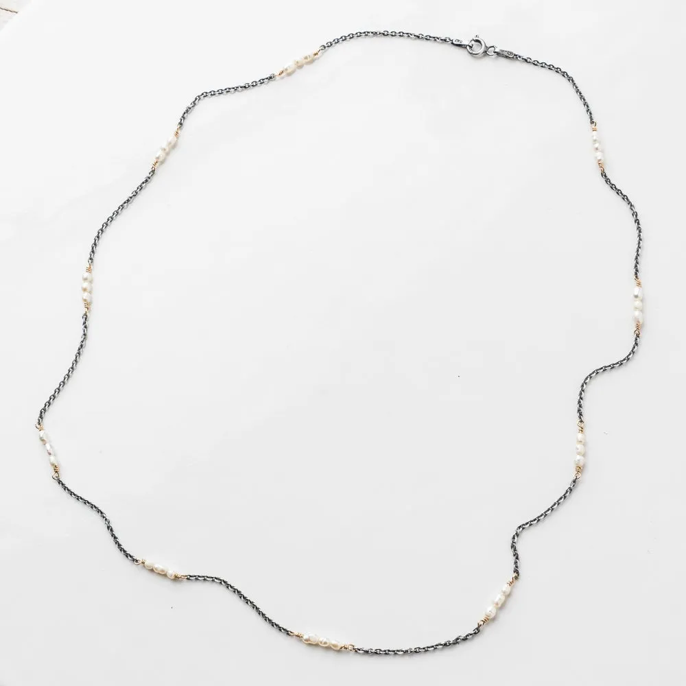Pearl Satellite Necklace