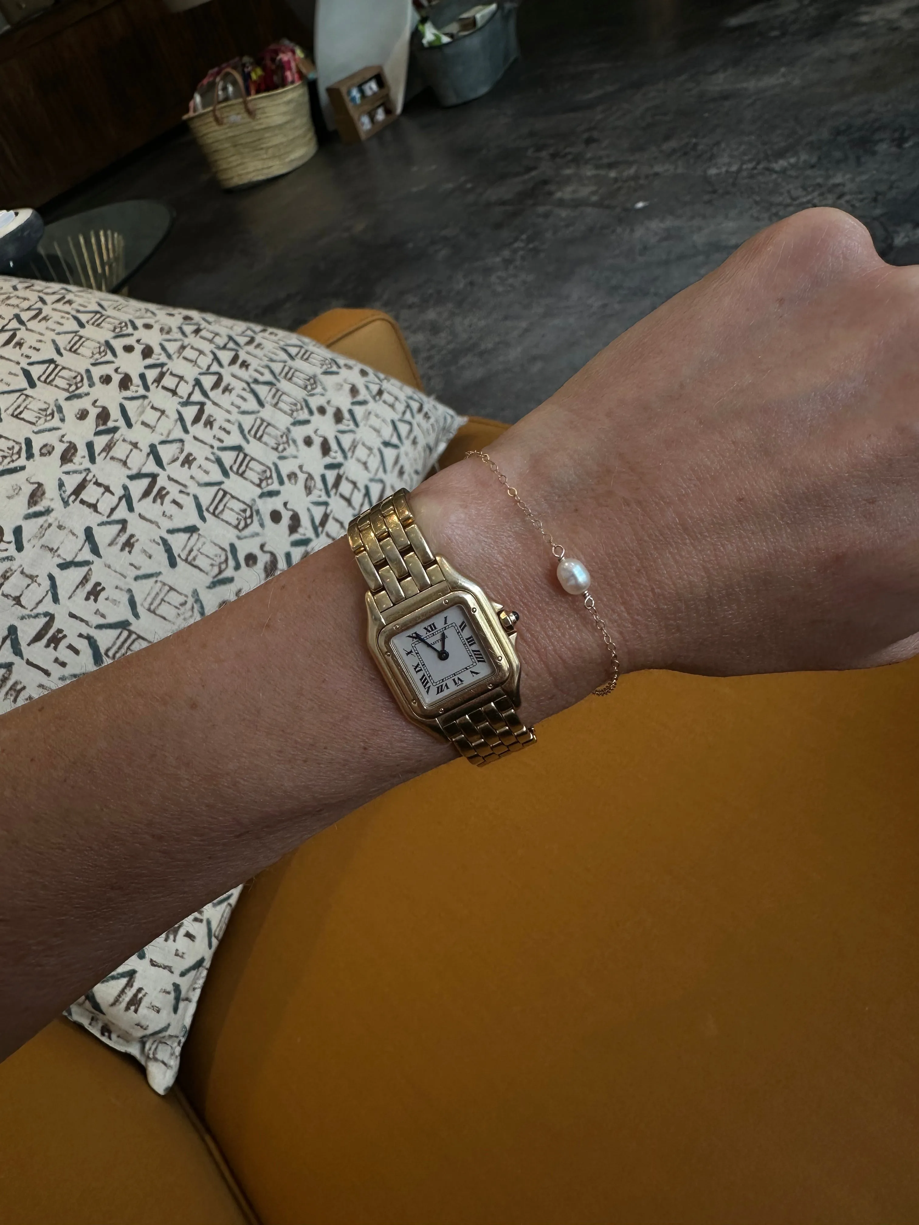 Petite Freshwater Pearl Solitaire Bracelet