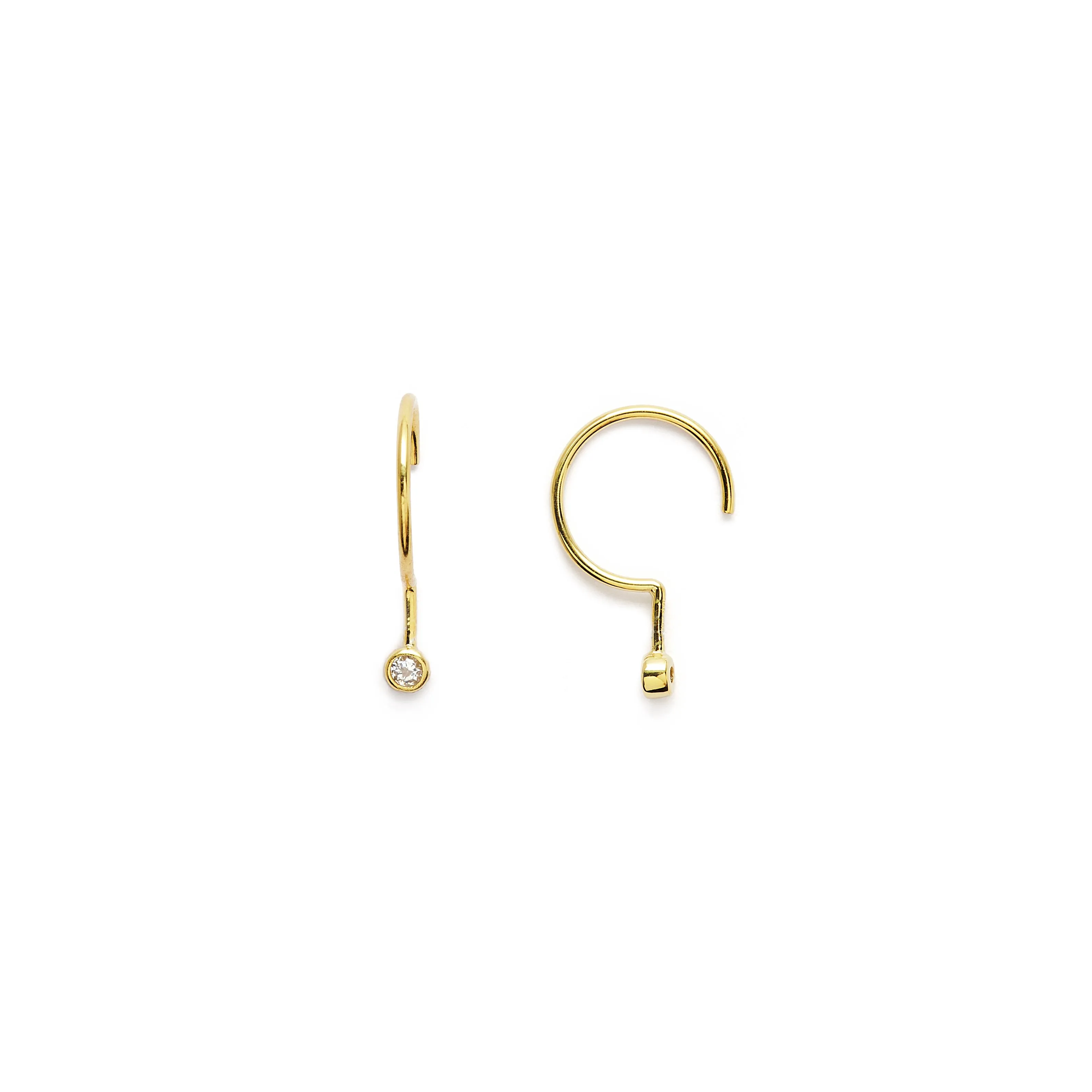 Pierre earrings (gold or silver)