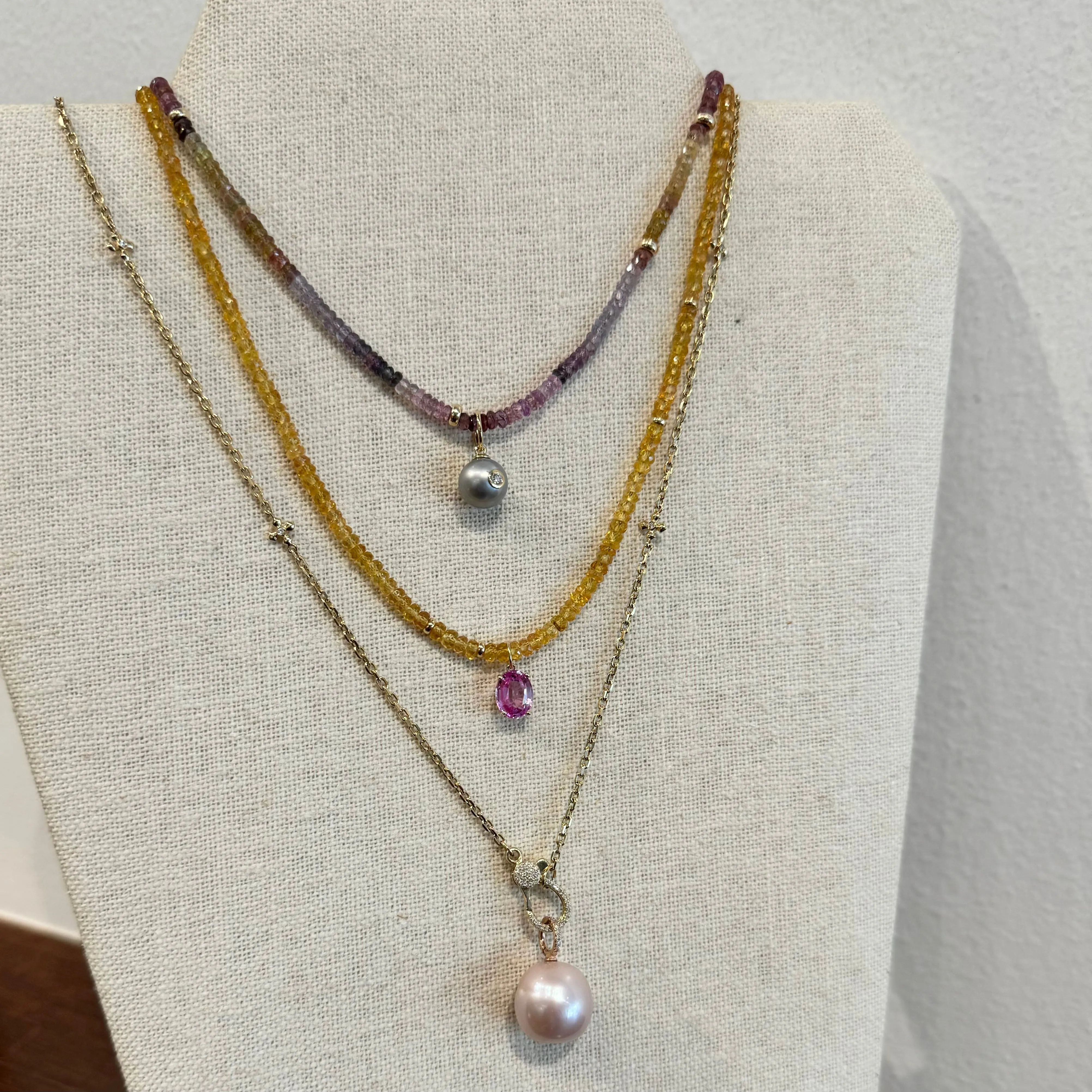 Pink Topaz Pendant