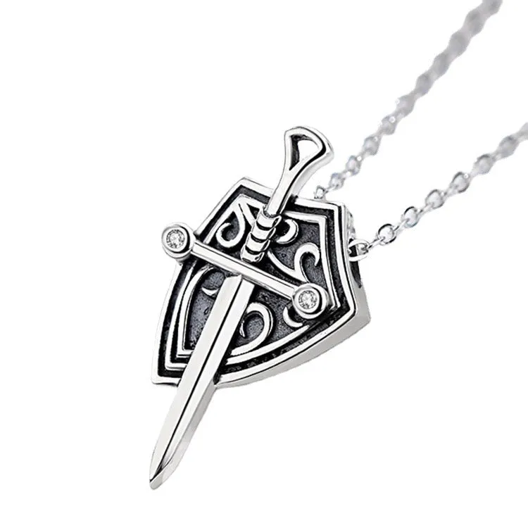 Princess and Knight Couple Necklace Men's and Women's matching Necklace Commemorative Gift