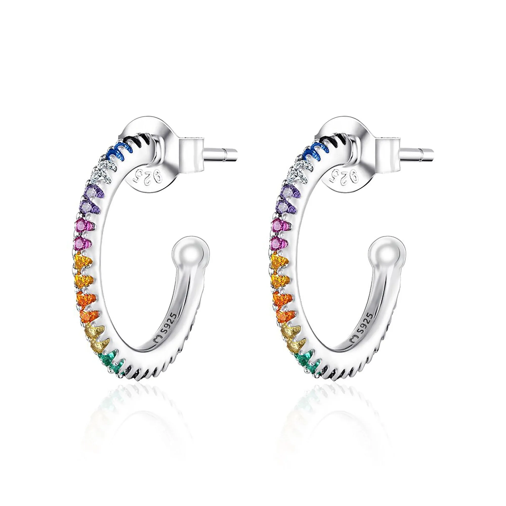 "Half Ring Colours" Earrings