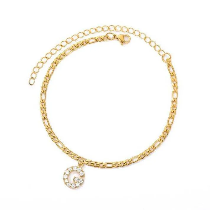 "Initials" Anklet