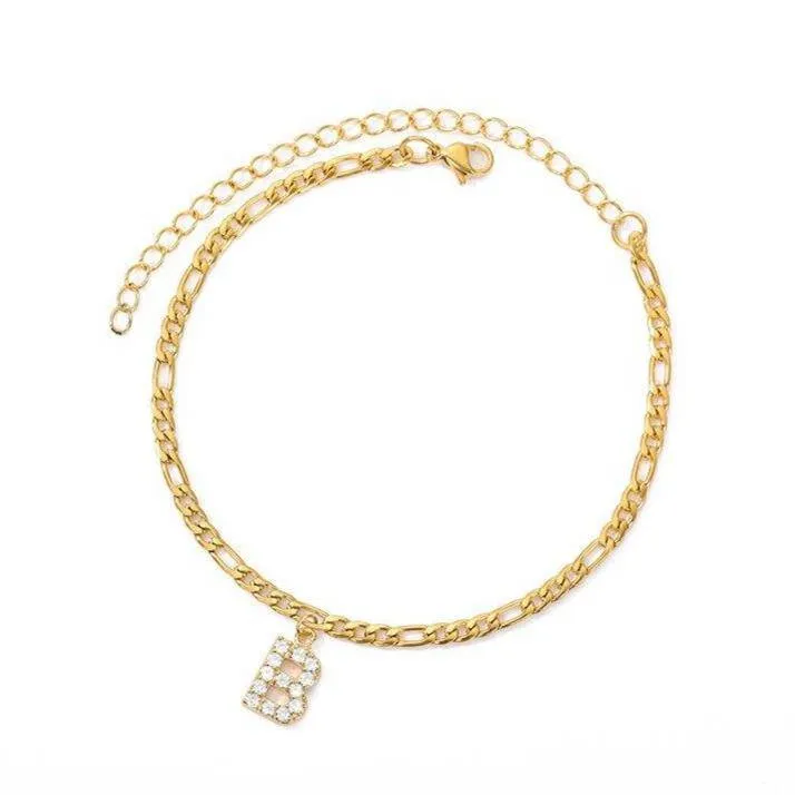 "Initials" Anklet