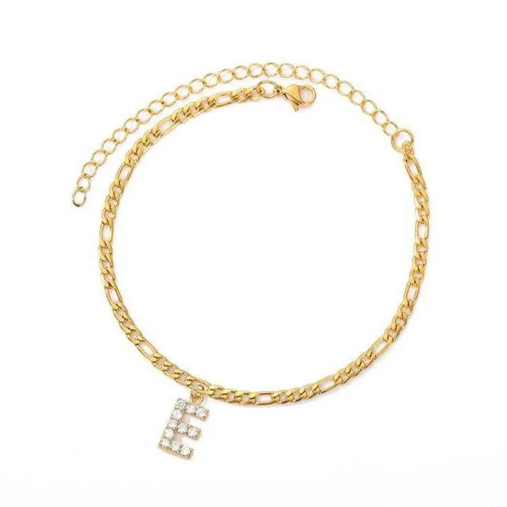 "Initials" Anklet