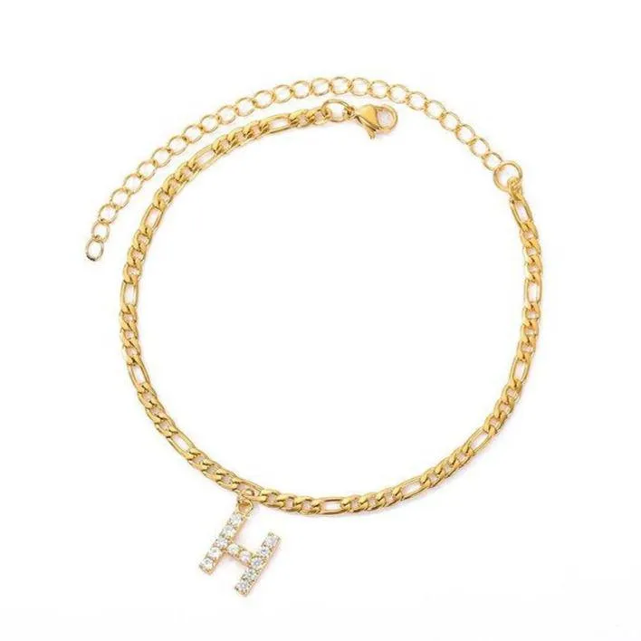 "Initials" Anklet