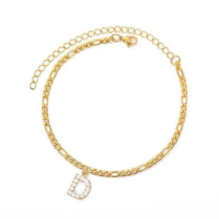 "Initials" Anklet
