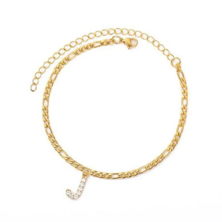 "Initials" Anklet