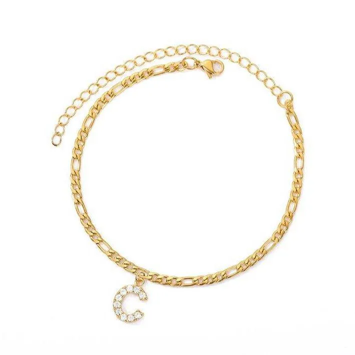 "Initials" Anklet