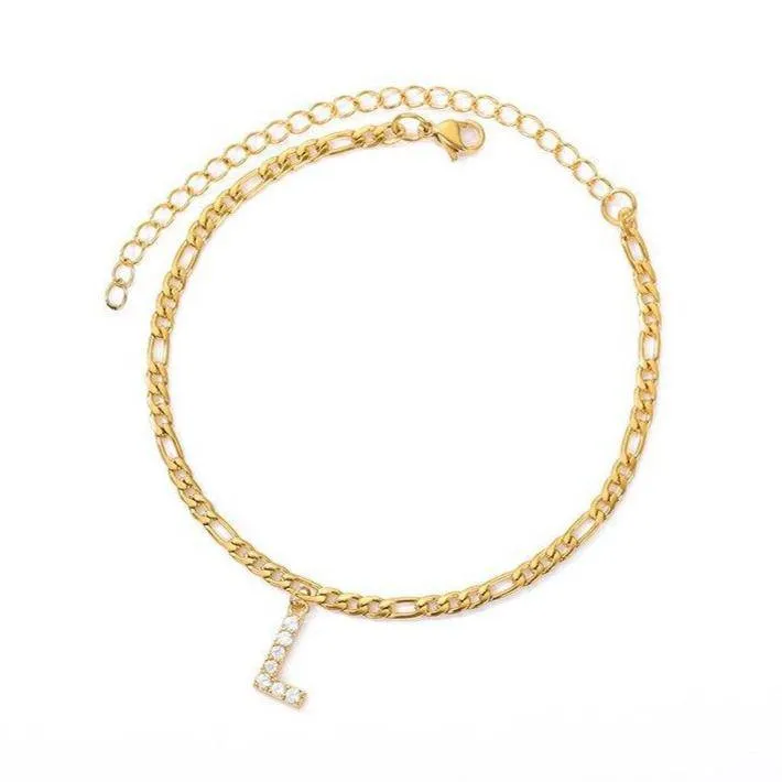 "Initials" Anklet
