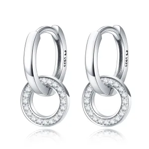 "Interlocking Hoops" Earrings
