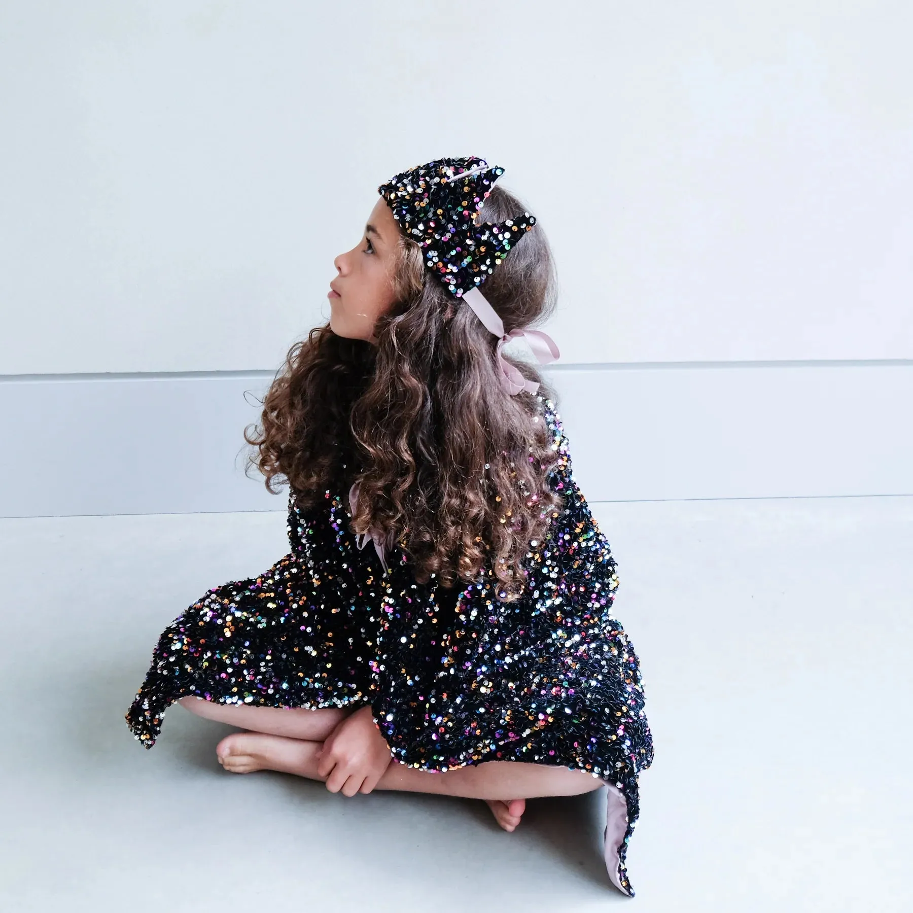 Rainbow Sequin Crown