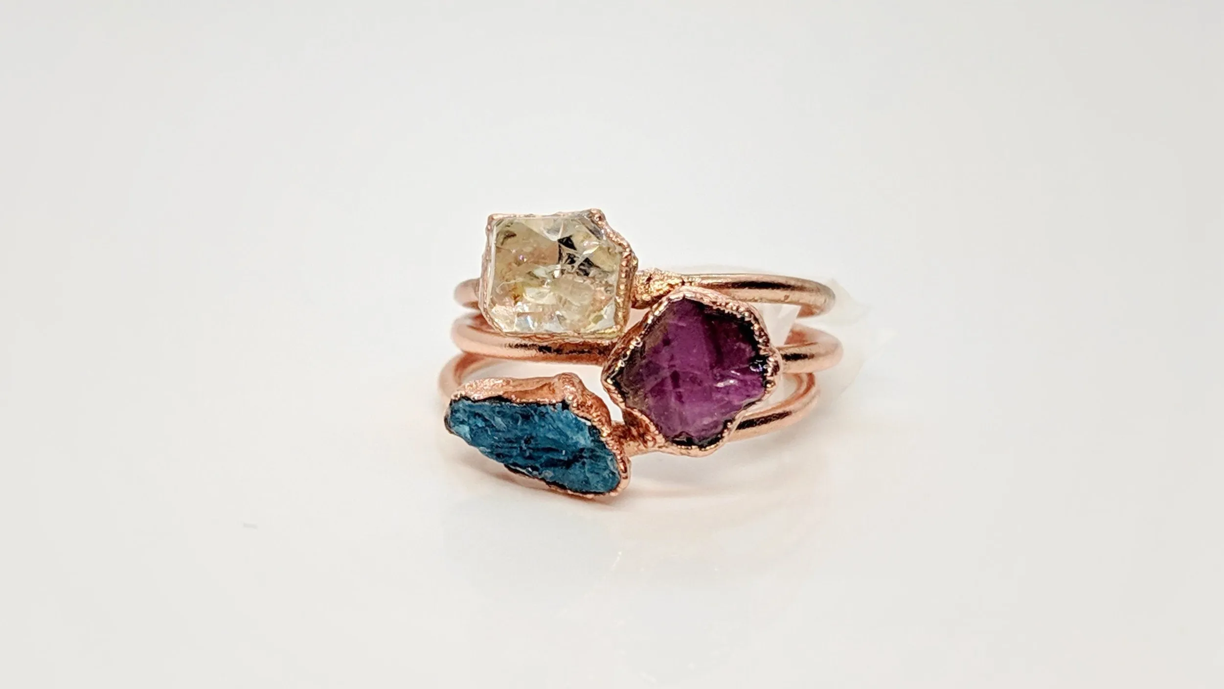 Raw Ruby ring