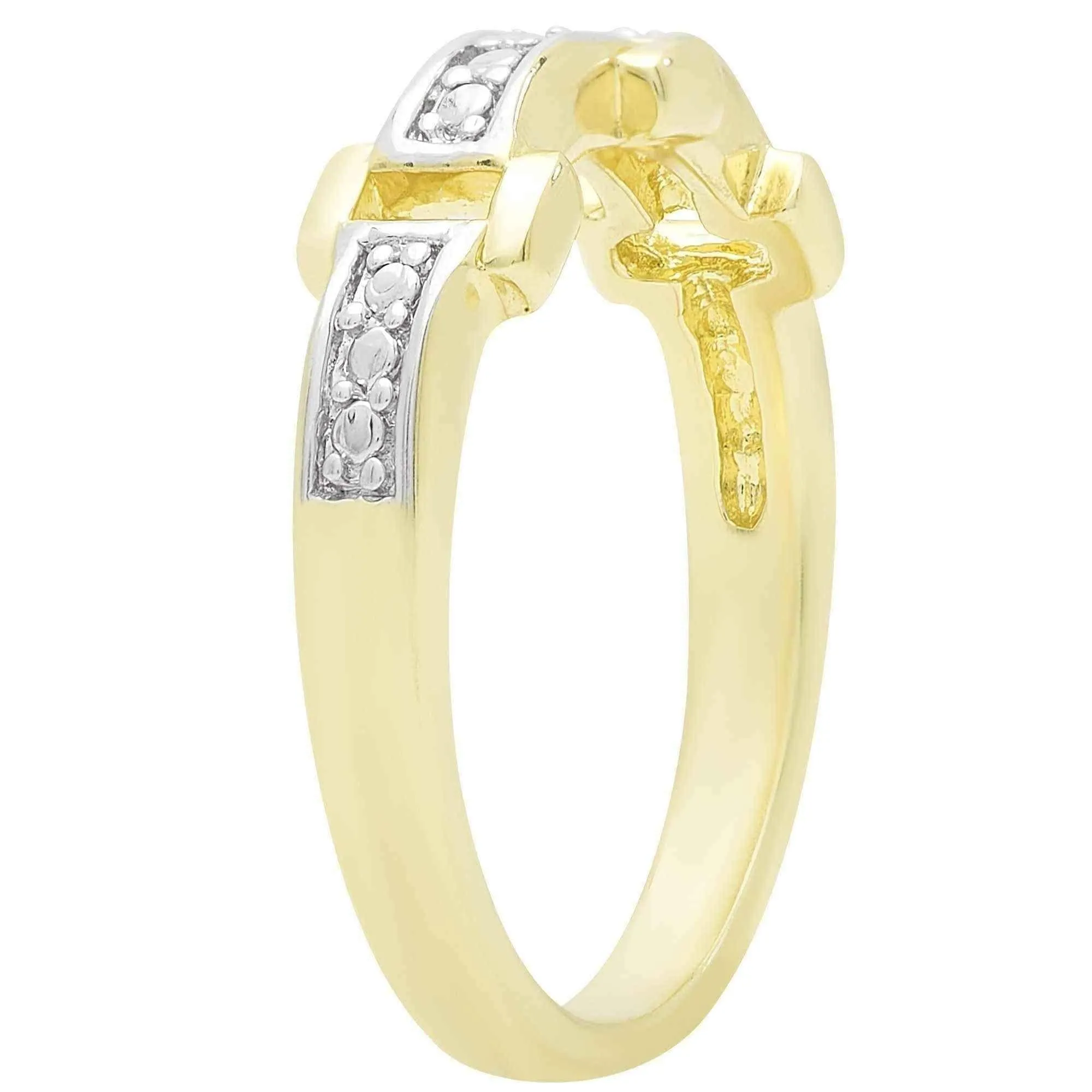 Rectangle diamond ring
