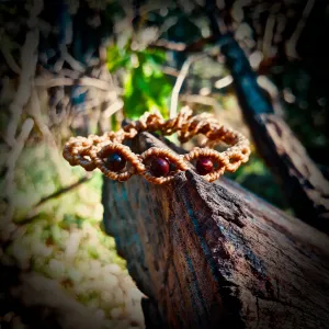 Red tiger eye beads bracelet