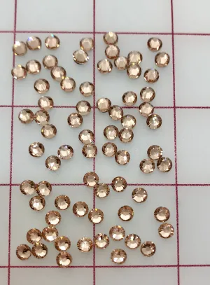 Rhinestones - 20ss Hot Fix Premium Machine-Cut Lt. Peach 1/2GR