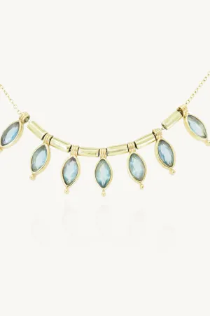 Rising Apatite Gold Necklace