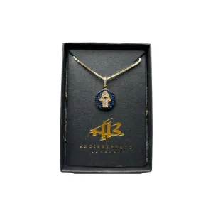 Sapphire Hamsa Lux Necklace