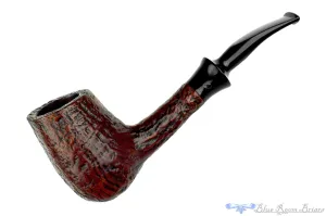 Scandia (Stanwell) 709 Bent Sandblast Peewit Egg Estate Pipe