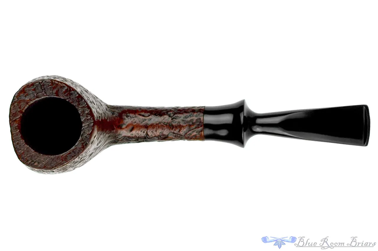 Scandia (Stanwell) 709 Bent Sandblast Peewit Egg Estate Pipe