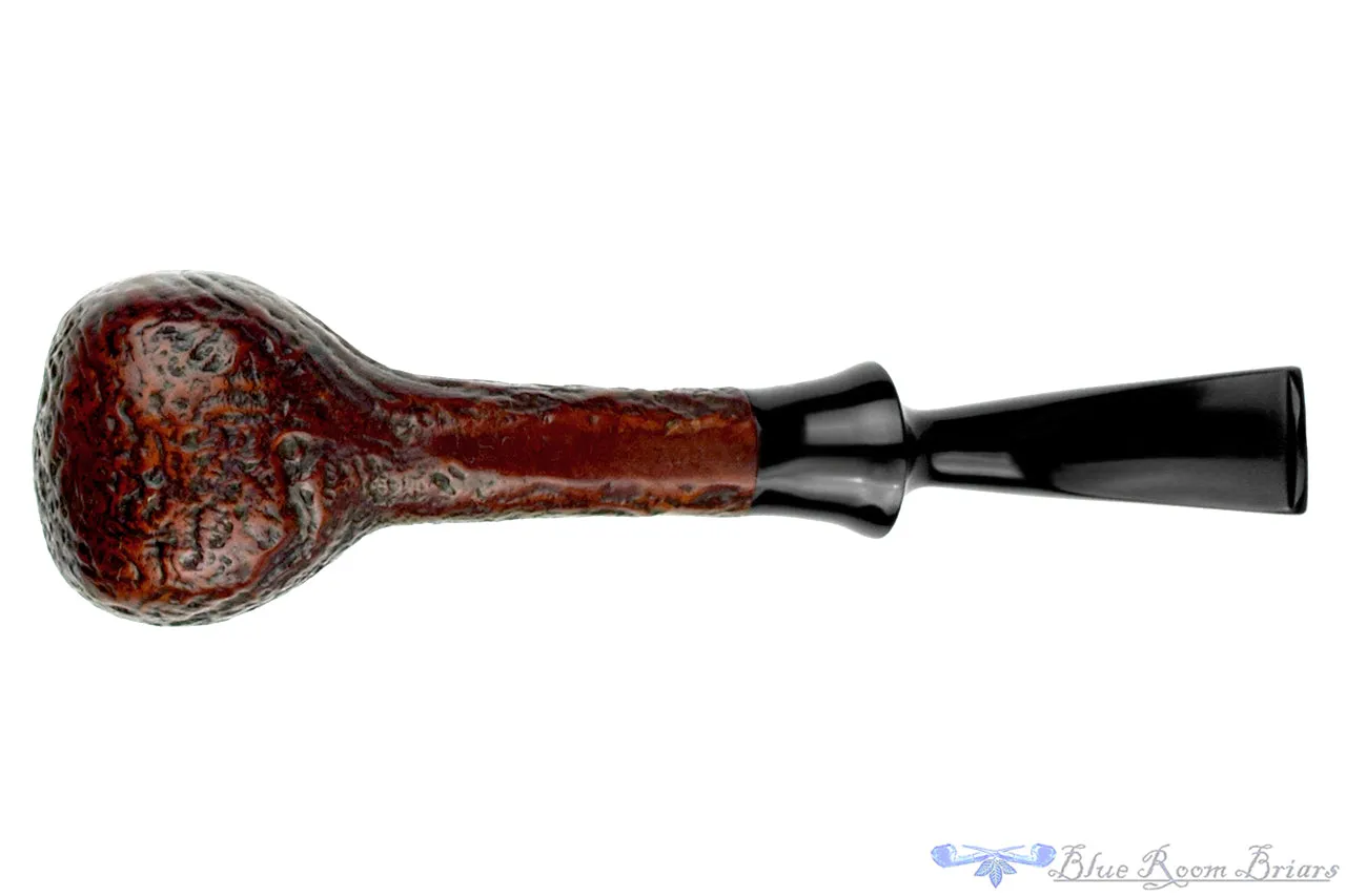 Scandia (Stanwell) 709 Bent Sandblast Peewit Egg Estate Pipe